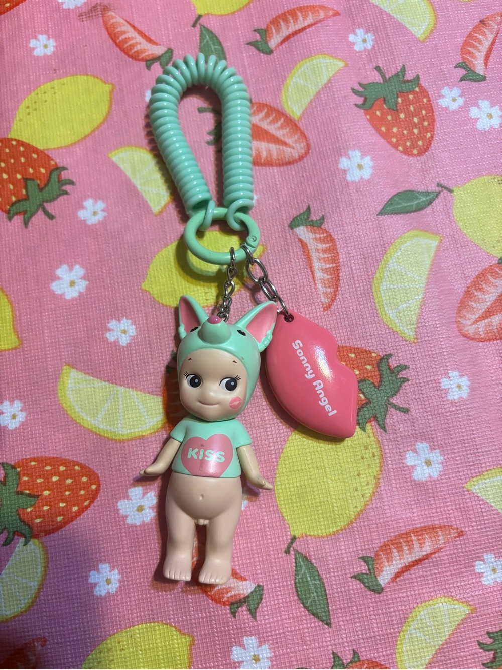 Kiss kiss Sonny angel keychain-fennec fox